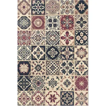 Koberec Vinylový Koberec Vzorované staré dlaždice mozaika vintage styl 80x120 cm