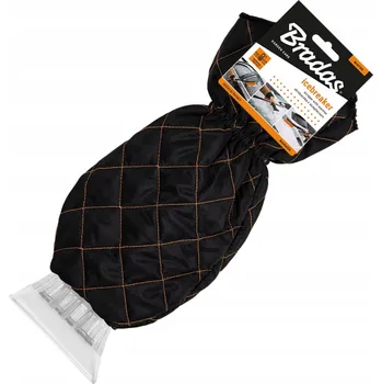 Autoškrabka BRADAS ŠKRABKA NA OKNA S OHŘÍVAČEM RUKY ICEBEAKER - ČERNÁ