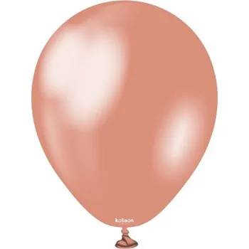 Balónek Balonky metalické, Metallic Rose Gold 13 cm/5", 50 ks