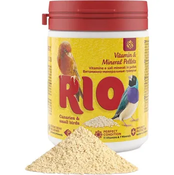 Krmivo pro ptáka RIO vitaminove a mineralni pelety pro kanarky a drobne exoty 120g
