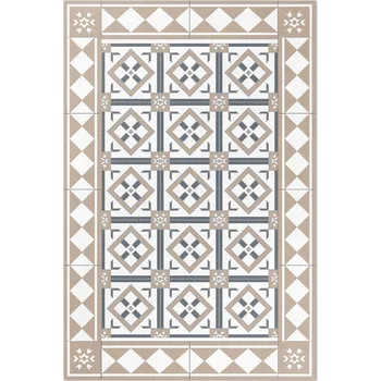 Koberec Vinylový hit Koberec S Potiskem Kostka s kosočtverci elegantní dlaždice 150 x 225 cm
