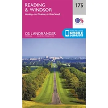 Encyklopedie Reading, Windsor, Henley-on-Thames & Bracknell - Ordnance Survey [EN] (2016, Skládaná mapa, Ordnance Survey)