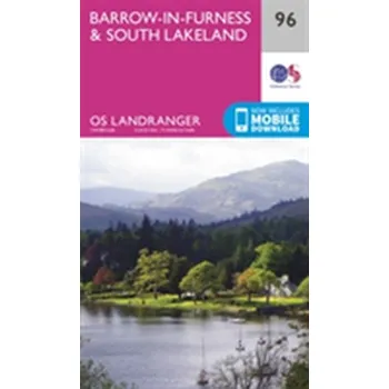 Encyklopedie Barrow-In-Furness & South Lakeland - Ordnance Survey [EN] (2016, Skládaná mapa, Ordnance Survey)