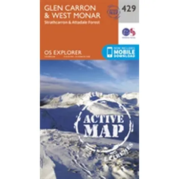 Encyklopedie Glen Carron and West Monar - Ordnance Survey