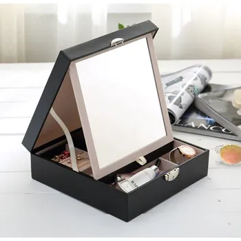 Šperkovnice Rakev, šperkovnice, truhla LELANI na šperky Premium - - černá