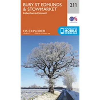 Encyklopedie Bury St.Edmunds and Stowmarket - Ordnance Survey [EN] (2015, Skládaná mapa, Ordnance Survey)