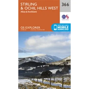Encyklopedie Stirling and Ochil Hills West - Ordnance Survey [EN] (2015, Skládaná mapa, Ordnance Survey)
