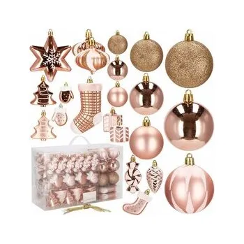 Maxi 77 dílná sada vánočních ozdob zlatá (cs, SPRINGOS)