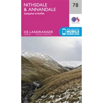 Encyklopedie Nithsdale & Annandale, Sanquhar & Moffat - Ordnance Survey [EN] (2016, Skládaná mapa, Ordnance Survey)