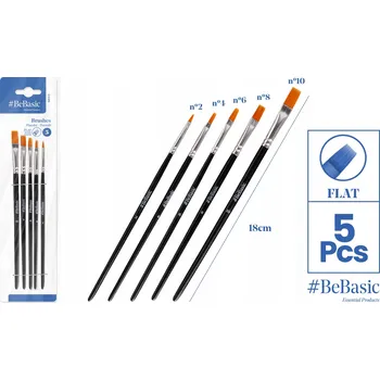 Umělecký štětec Ploché štětce BeBasic