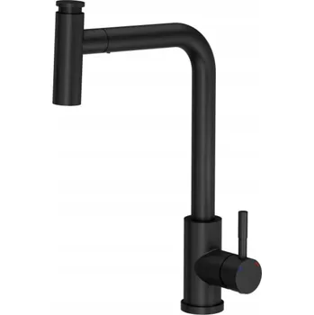 Vodovodní baterie Kuchyňská stojánková baterie Steiner Meryl černá