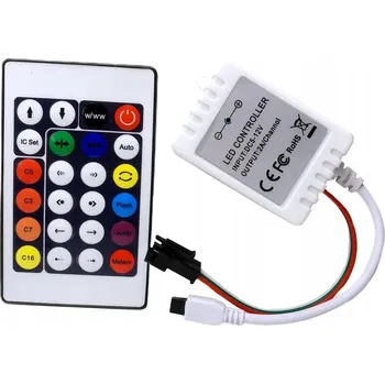 LED páska Ovladač Magic Dream LED RGB IC WS2811 2812 IR 24