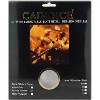 Speciální výtvarná barva Imitace plátkových kovů - měď, 16x16 cm, 25 ks