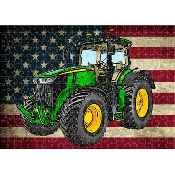 Puzzle puzzle s traktorem John Deere 7250R 300 dílků