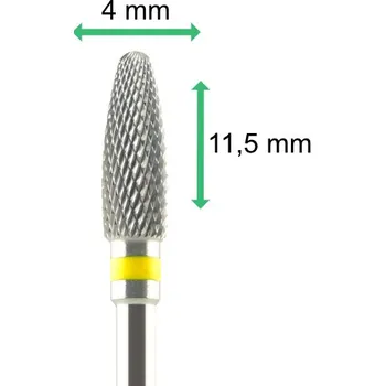 Fréza Tvrdokovová fréza - 11,5x4mm
