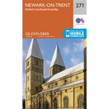Encyklopedie Newark-On-Trent - Ordnance Survey [EN] (2015, Skládaná mapa, Ordnance Survey)