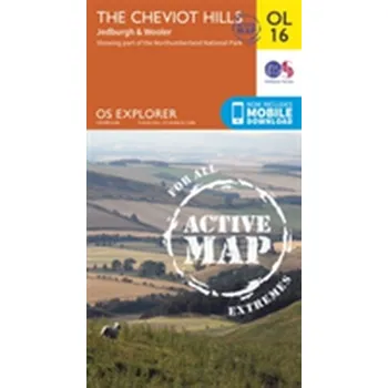Encyklopedie The Cheviot Hills, Jedburgh & Wooler - Ordnance Survey