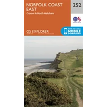 Encyklopedie Norfolk Coast East - Ordnance Survey [EN] (2015, Skládaná mapa, Ordnance Survey)