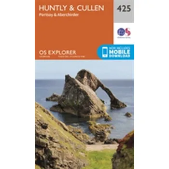 Encyklopedie Huntly and Cullen - Ordnance Survey [EN] (2015, Skládaná mapa, Ordnance Survey)