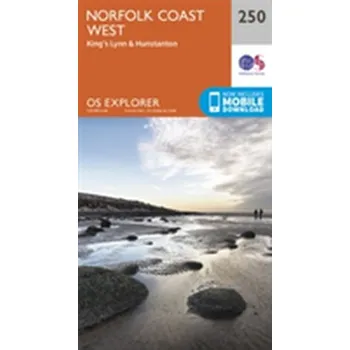 Encyklopedie Norfolk Coast West - Ordnance Survey [EN] (2015, Skládaná mapa, Ordnance Survey)