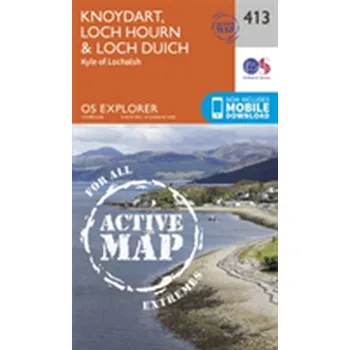 Encyklopedie Knoydart, Loch Hourn and Loch Duich - Ordnance Survey