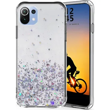 Pouzdro na mobilní telefon Zadní Kryt SunSky pro Xiaomi 11 Lite 5G NE bezbarvý