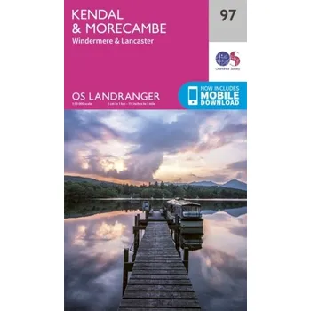 Encyklopedie Kendal & Morecambe - Ordnance Survey [EN] (2017, Skládaná mapa, Ordnance Survey)