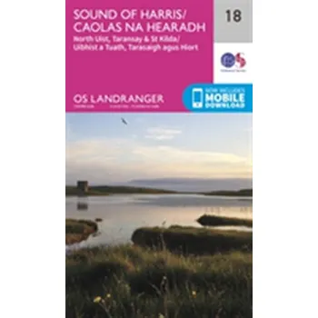 Encyklopedie Sound of Harris, North Uist, Taransay & St Kilda - Ordnance Survey [EN] (2016, Skládaná mapa, Ordnance Survey)