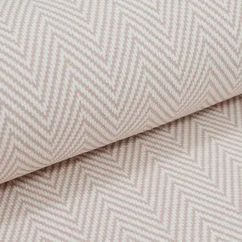 Kabátovina N6970, pudrovo-bílý cik cak, š.150