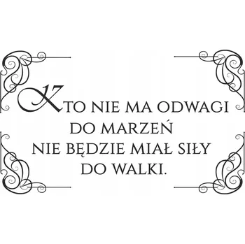 Samolepící dekorace Inspirativní citát na zeď Ozdobná samolepka do obývacího pokoje ložnice 50x100