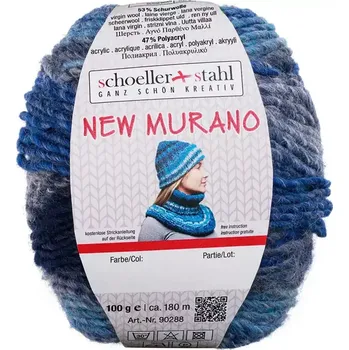 Příze Schoeller Stahl New Murano 06 (Směsová příze New Murano Meer)