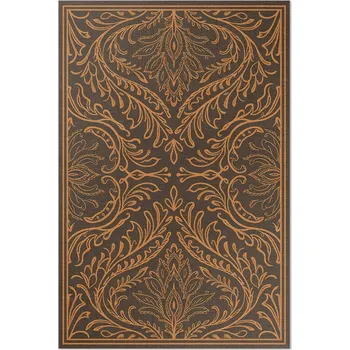 Koberec Koberec do kanceláře 80x120 cm Rostlinný lineární ornament secese vintage