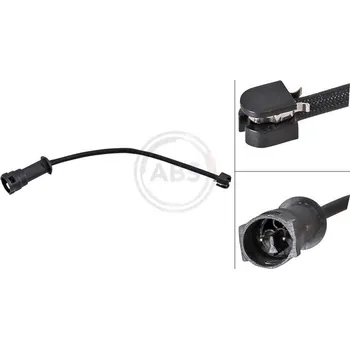 Brzdová destička Výstražný kontakt, opotřebení obložení A.B.S. 39575