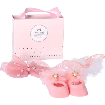 Kosmetická sada Dárková sada pro novorozence 3v1 - růžová