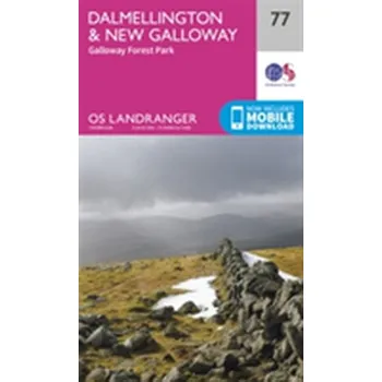 Encyklopedie Dalmellington & New Galloway, Galloway Forest Park - Ordnance Survey [EN] (2016, Skládaná mapa, Ordnance Survey)