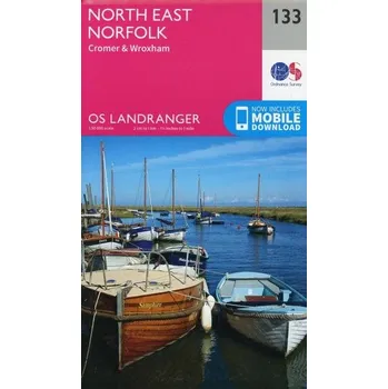 Encyklopedie North East Norfolk [EN] (2018, Skládaná mapa, Ordnance Survey)