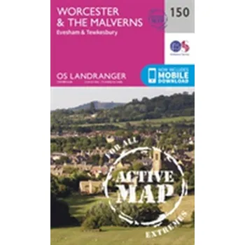 Encyklopedie Worcester & the Malverns, Evesham & Tewkesbury - Ordnance Survey