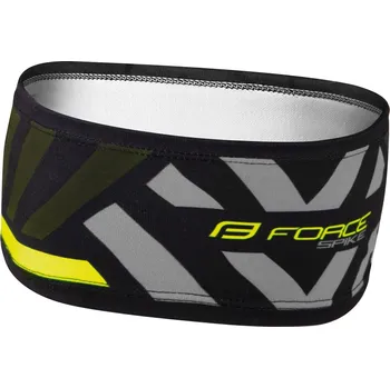 Čelenka čelenka FORCE SPIKE sport zúžená, černo-fluo UNI