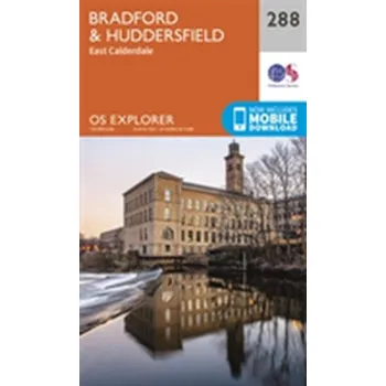 Encyklopedie Bradford and Huddersfield - Ordnance Survey [EN] (2015, Skládaná mapa, Ordnance Survey)