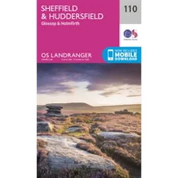 Encyklopedie Sheffield & Huddersfield, Glossop & Holmfirth - Ordnance Survey [EN] (2016, Skládaná mapa, Ordnance Survey)