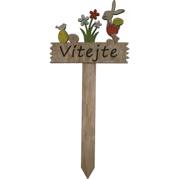 Zahradní dekorace Cedulka - zápich Vítejte 4000095