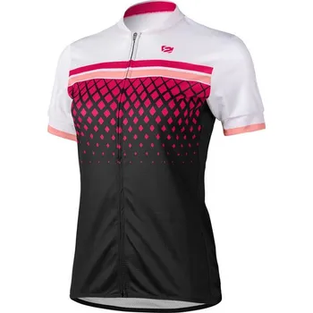 cyklistický dres ETAPE DIAMOND dres dámský bílorůžový Varianta: S