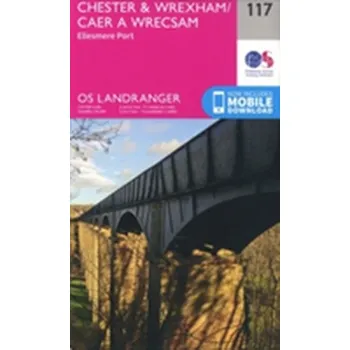 Encyklopedie Chester & Wrexham, Ellesmere Port - Ordnance Survey [EN] (2016, Skládaná mapa, Ordnance Survey)