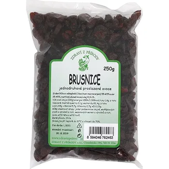 Sušená potravina Brusinky s jab. sirupem 250g ZP