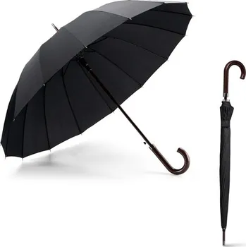 Deštník HEDI. 16ti tyčový deštník z 190T pongee s automatickým otevíráním