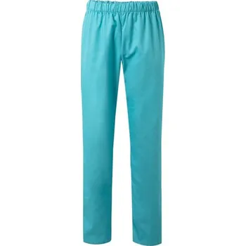Pánské kalhoty VL APHRODITE. Keprové kalhoty (190 g/m²) z bavlny (35 %) a polyesteru (65 %) - Tyrkysová / XL
