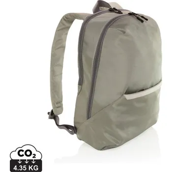 brašna na notebook Moderní batoh na 15.6" notebook Impact z 1200D RPET AWARE™ - Zelená / Šedá