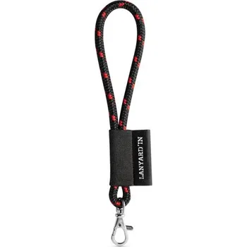 Lanyard NAUTIC Short Set. Standardní modely - Černá / Červená