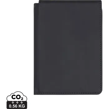 Obal na doklad RFID obal na pas VINGA Baltimore z RCS recykl. polyesteru - Černá