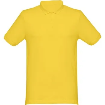 Pánská košile THC MONACO. Pánská polokošile - Žlutá / XL